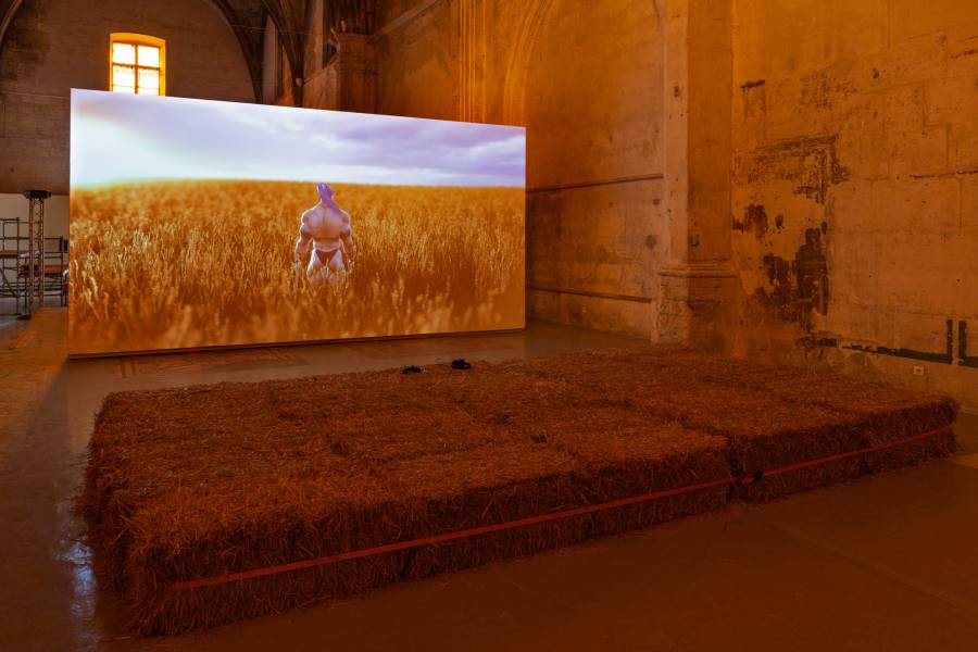 Theo Triantafyllidis 2021 Solo Exhibition, Octobre Numérique - Faire Monde, Eglise des Trinitaires, Arles, France