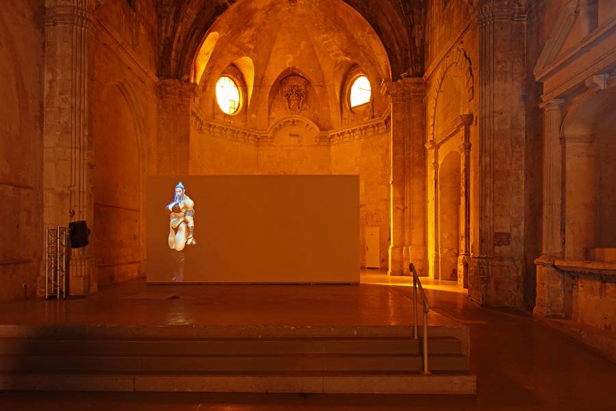 Theo Triantafyllidis 2021 Solo Exhibition, Octobre Numérique - Faire Monde, Eglise des Trinitaires, Arles, France